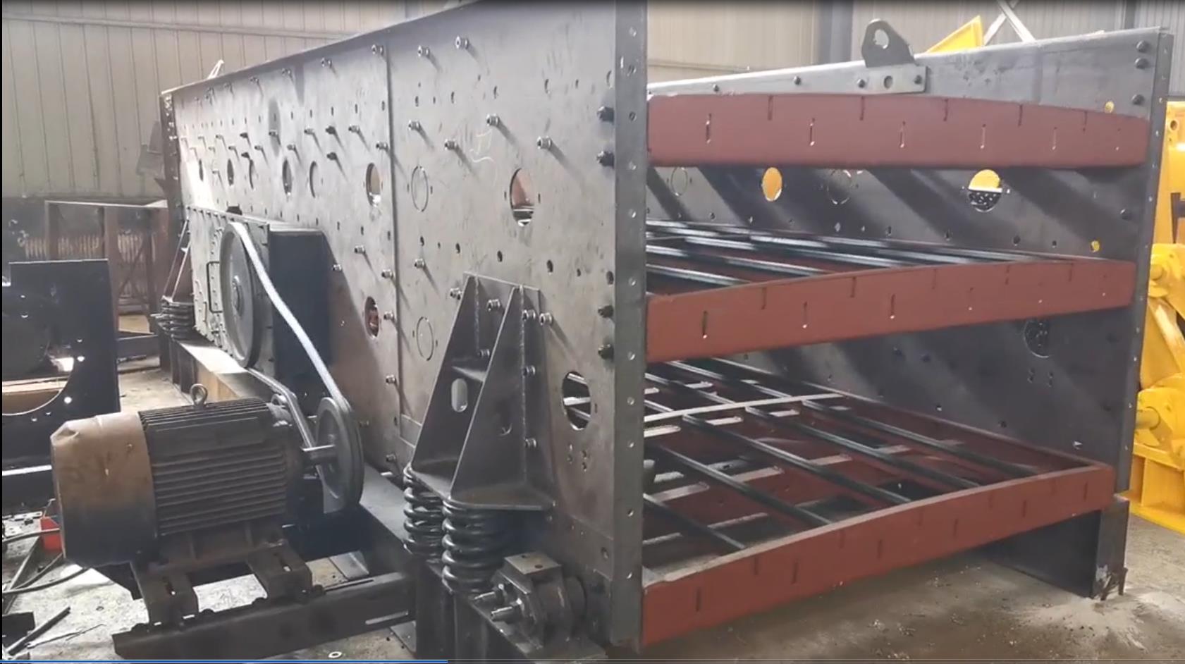 三轴水平振动筛